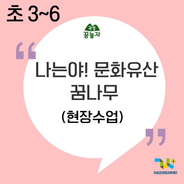 [2026년 초등교과연계]나는야! 문화유산꿈나무(3~6학년) 현장수업